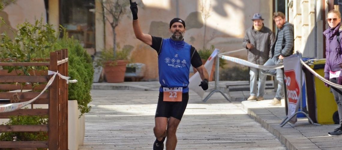 Maratona 2017 l'arrivo di Azzollini