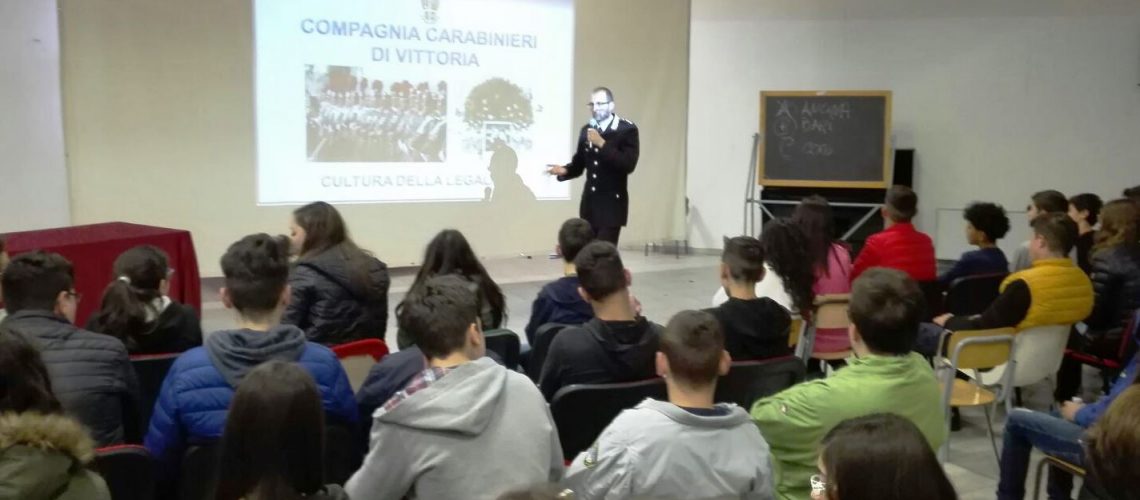 Vittoria (RG) Carabinieri cultura legalità